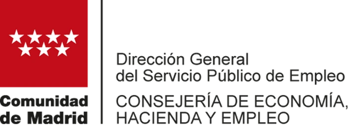 Logotipo consejería Empleo comunidad de Madrid